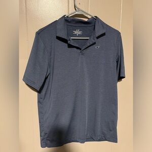 Vineyard vines kids blue golf polo